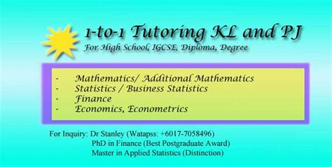 home tuition petaling jaya